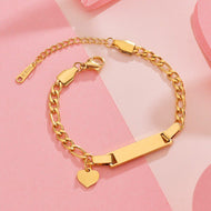 Personalized Butterfly Name Bracelet