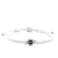 Personalized Photo Projection Braided Bracelet