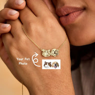 Personalized Pet Photo Name Necklace