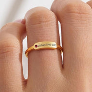 Personalized Memorial Ring