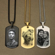 Personalized Photo Dog Tag