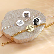 Personalized Pet Photo Locket Bracelet
