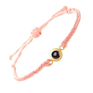Personalized Photo Projection Braided Bracelet