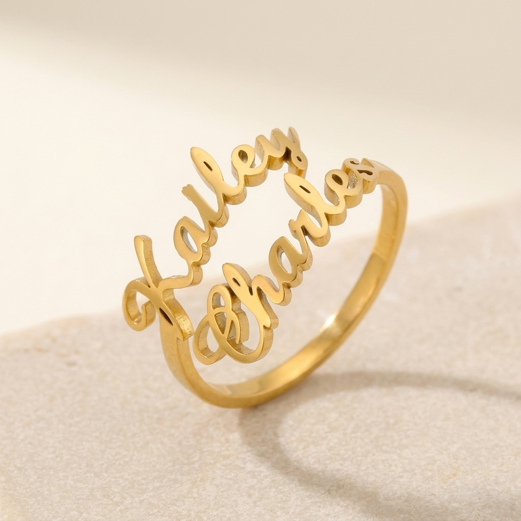 Personalized Couples Ring