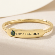 Personalized Memorial Ring