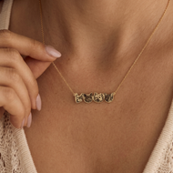 Personalized Pet Photo Name Necklace